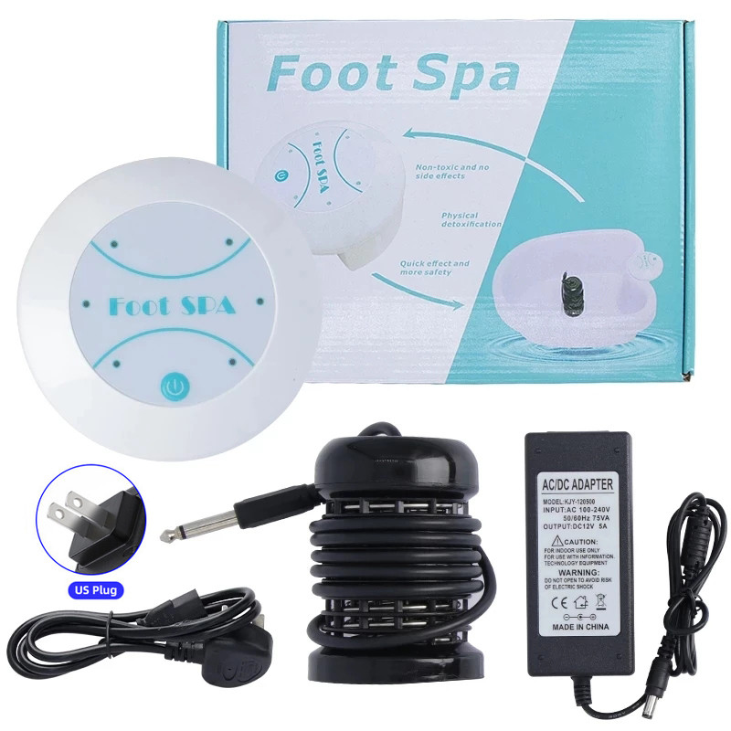 Deep Tissue Clean Foot Bath Spa Massager Detox Ionic Foot Spa Bath Machines Vibration Massage Care 6