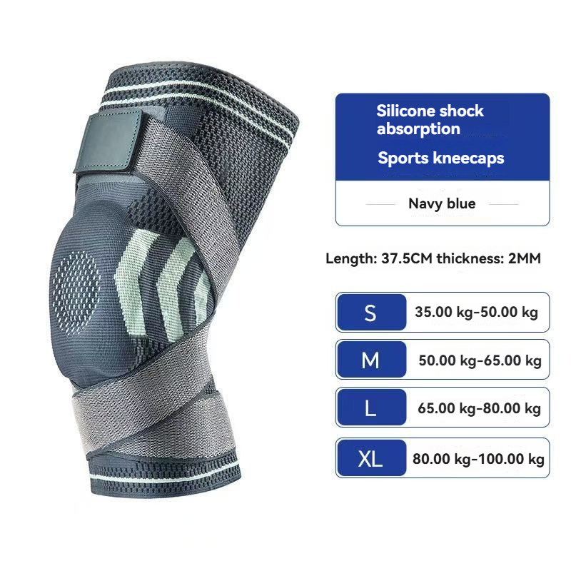 Knee Brace with Adjustable Straps, Professional Knee Sleeve, Patella Gel Pads, Side Stabilizers
