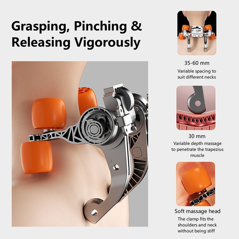 Massage Chair Pad With Heat Shiatsu Full Body Massager Neck Back Shoulder Massage Cushion Home Offi 1