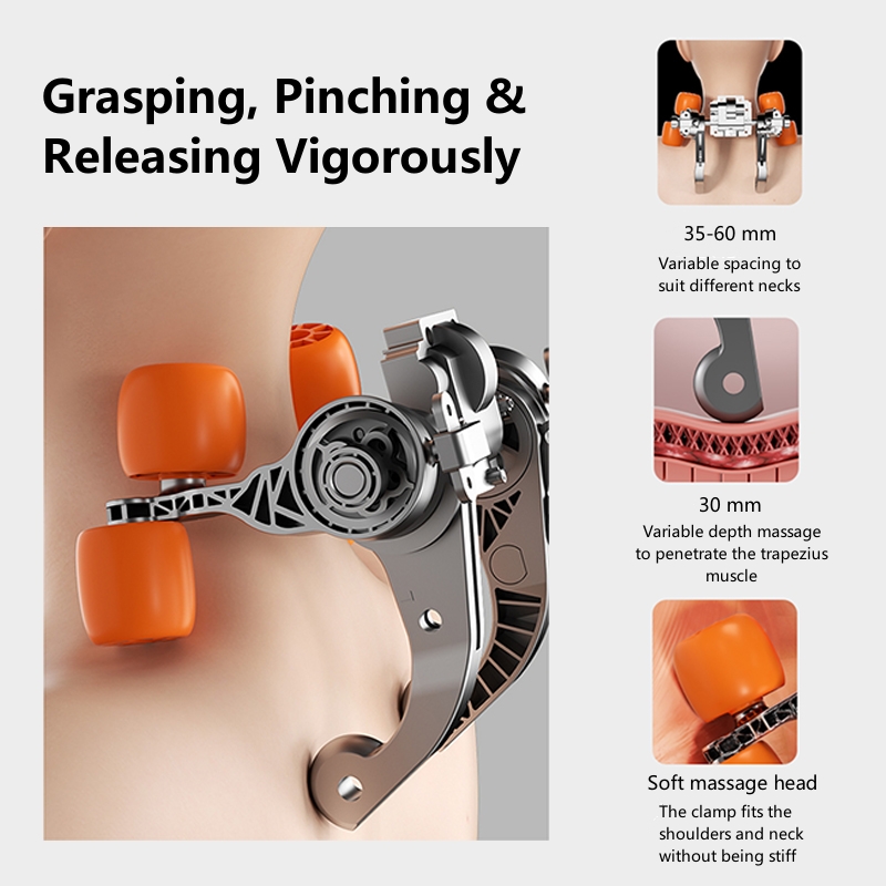 Massage Chair Pad With Heat Shiatsu Full Body Massager Neck Back Shoulder Massage Cushion Home Offi 1