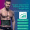 EMS Muscle Stimulator Electric Abdominal Toning Belt Body Slimming Massager Heating Warm Waist Fitn