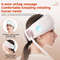 6-Zone Head Massage Device, Electric Head Massager with Heat, Air Pressure Eye Massager, Hot Compress, Music Therapy
