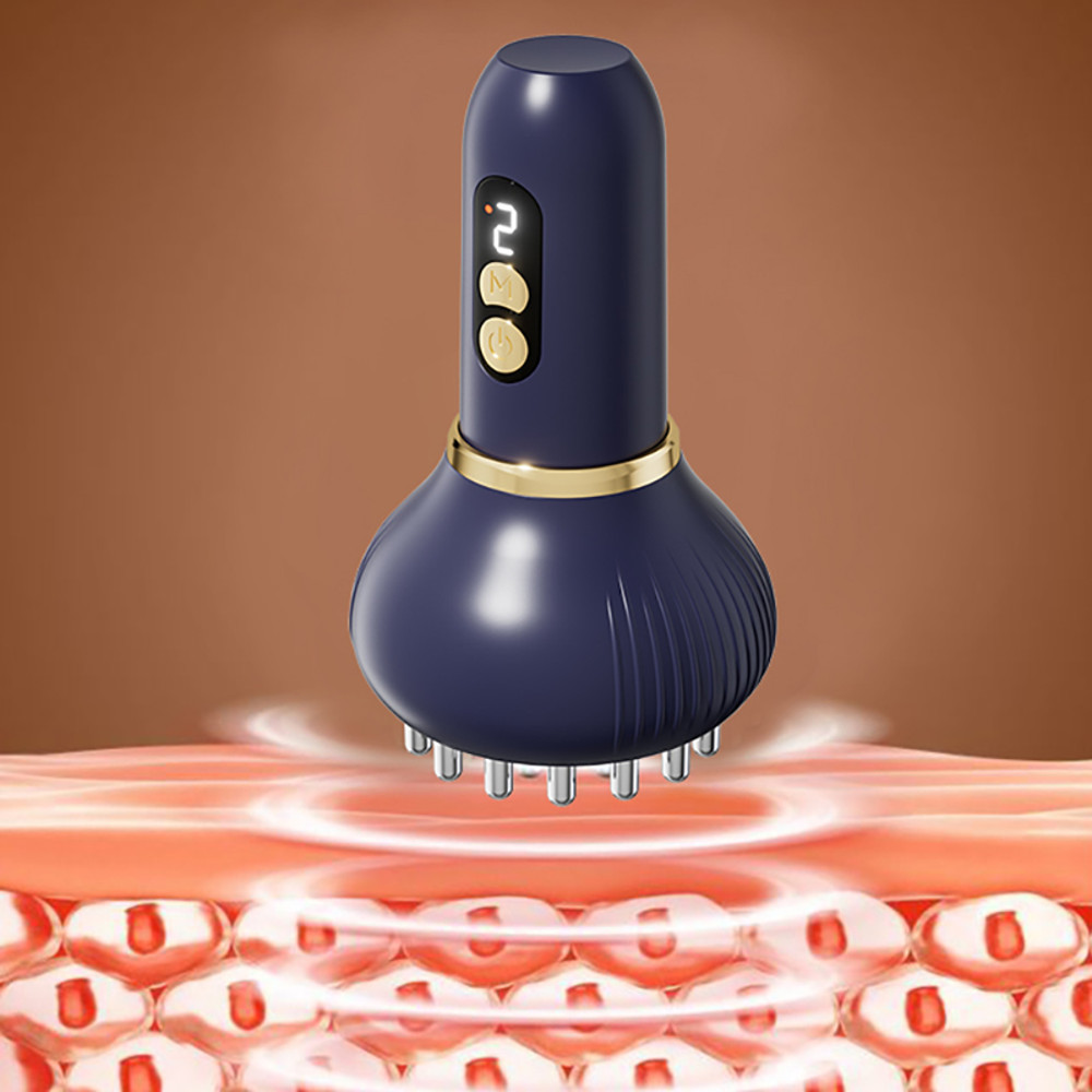 Meridian Massage Brush USB Charging, 9-Speed Heating, Vibration Mode, Massaging Neck, Shoulders, Waist