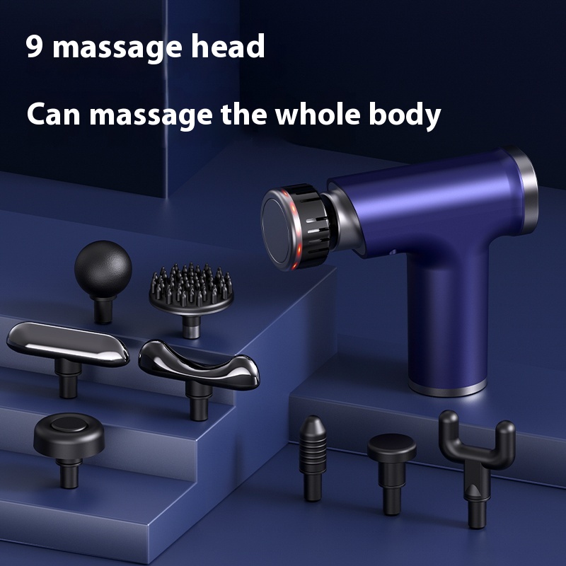Multifunctional Fascia Gun New Electric Massage Gun Heat Cold Small Quiet Handheld Massager Portabl 3