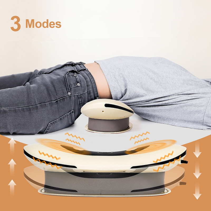 Adjustable Vibration Waist Massager Waist, Electric Lumbar Traction Massager, Spine Support Back Massage Machine