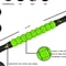Fitness Massage Stick Muscle Relaxation Lymphatic Massage Roller Sports Strain Fascia Massage 5