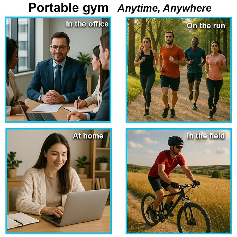 EMS Muscle Stimulator, Smart Muscle Toner, Arm Shaping Trainer, USB Recharge, Weight Loss Massager, Home Gym Fitness