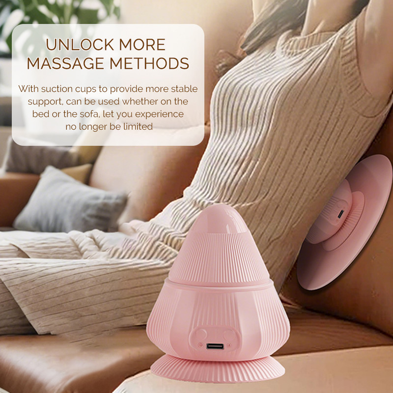 Vibration Fascia Ball, 4-in-1 Electric Body Massager, Neck Back Waist Head Muscle Relaxation