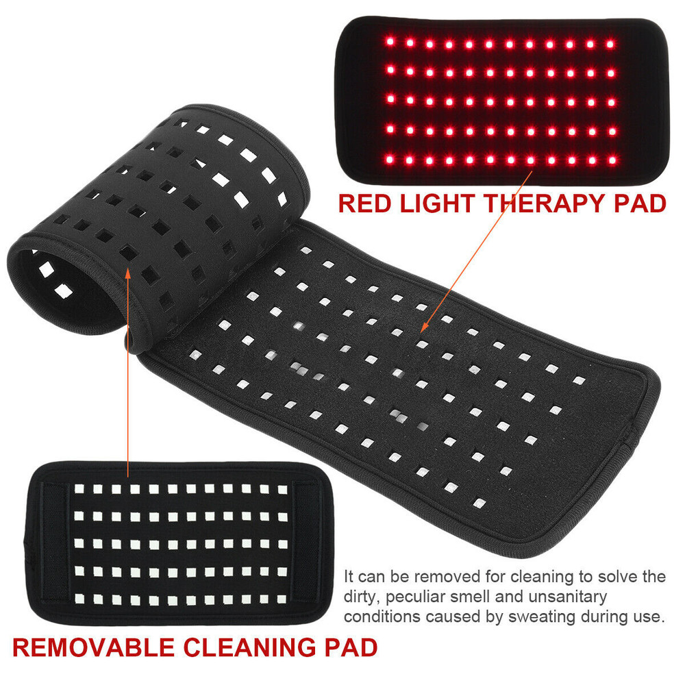 Heating Massage Belt Pad Infrared Light LED Healthcare Lumbar Back Waist Massage For Back Knee Hand 1