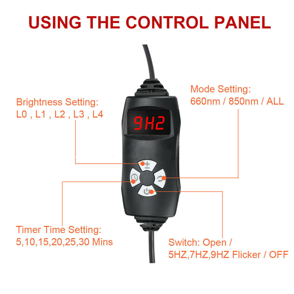 Heating Massage Belt Pad Infrared Light LED Healthcare Lumbar Back Waist Massage For Back Knee Hand 2