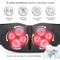 Heated Back Massager for Neck Waist Leg Body, U Shape Deep Kneading Electric Massage Pillow, Shiatsu Neck & Shoulder