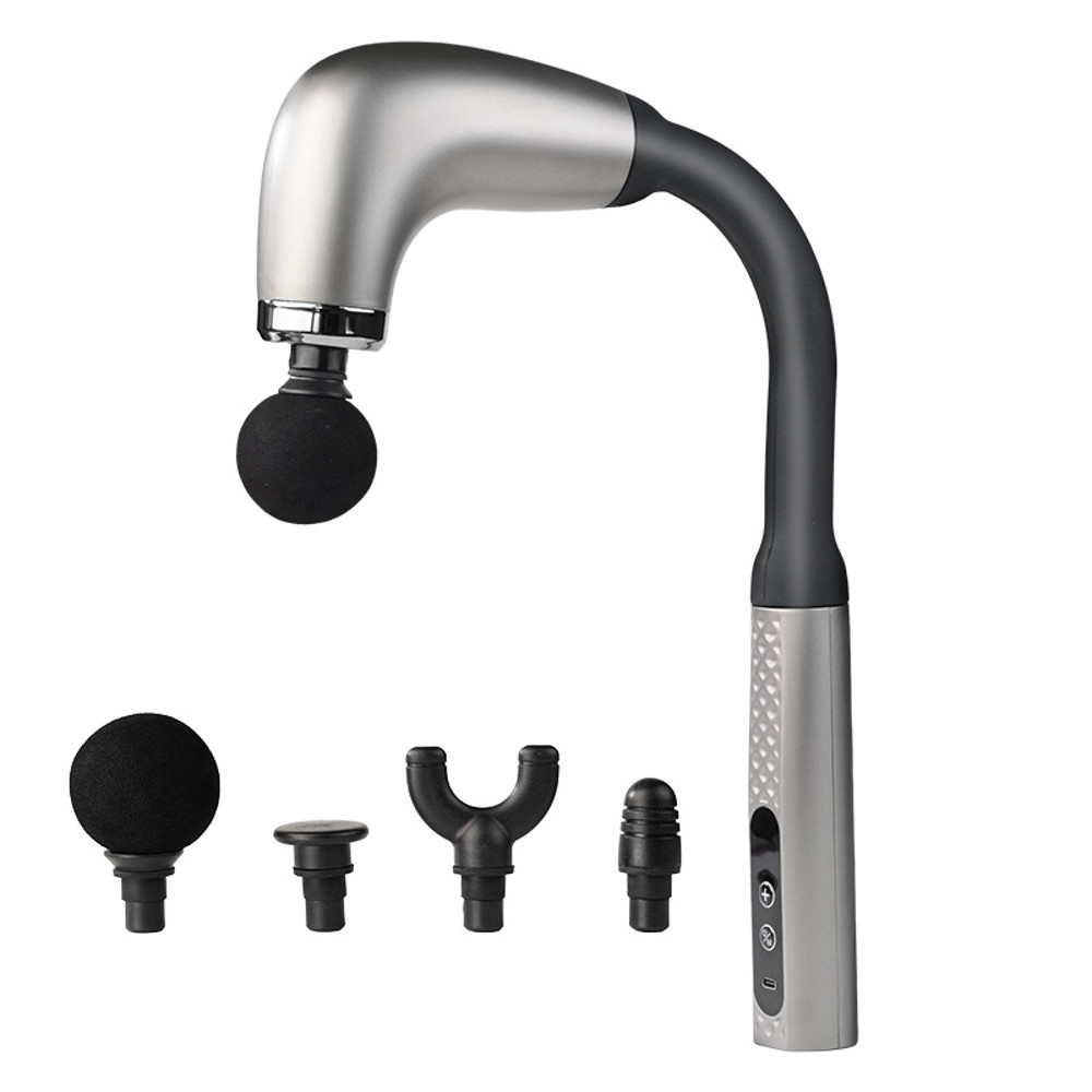Electric Massage Hammer Home Handheld Smart Curved Hook Fascia Gun Back Artifact Electric Fascia Gu 5
