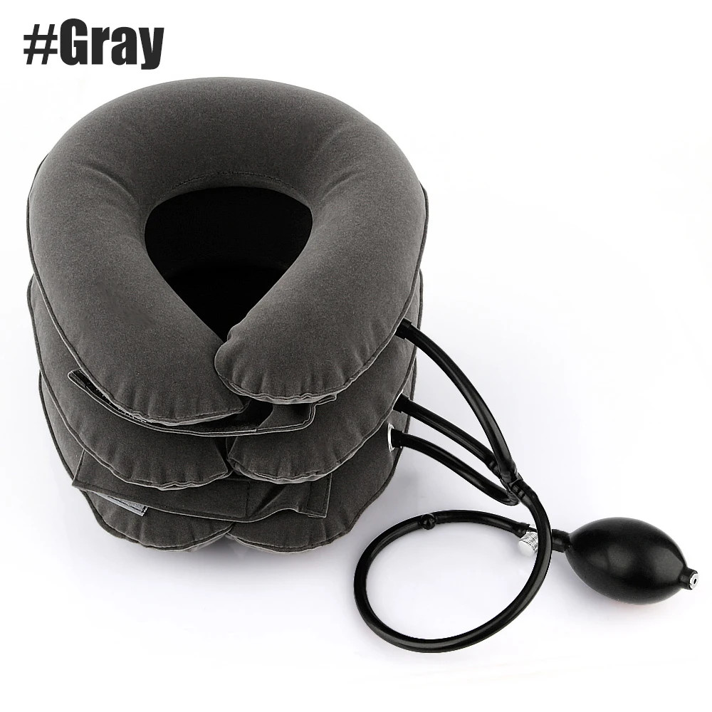 Inflatable Cervical Neck Traction Device, Neck Support Cushion, Body Relaxing Neck Pillow Massage