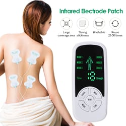 digital massage tool healthy care patchs, 6 modes tens electric massager for back waist knee full body stimulator