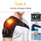 Heated Shoulder Steamer Belt, Smart Vibration Shoulder Massager, Electric Massage Machine with Temp Control