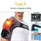 Heated Shoulder Steamer Belt, Smart Vibration Shoulder Massager, Electric Massage Machine with Temp Control
