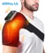 Electric Warm Massage Gear Belt, Heated Shoulder Steamer Massager, Smart Temperature Adjust Pad