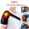 Shoulder Steamer Brace Vibration Heated Pad Electric Heating Support Belt For Shoulder Knee Muscle 6
