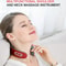 Neck Relaxation and Pain Relief Electric Neck Massager, Intelligent EMS Pulse Heating Therapy