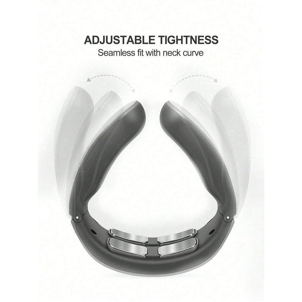 Neck Relaxation and Pain Relief Electric Neck Massager, Intelligent EMS Pulse Heating Therapy