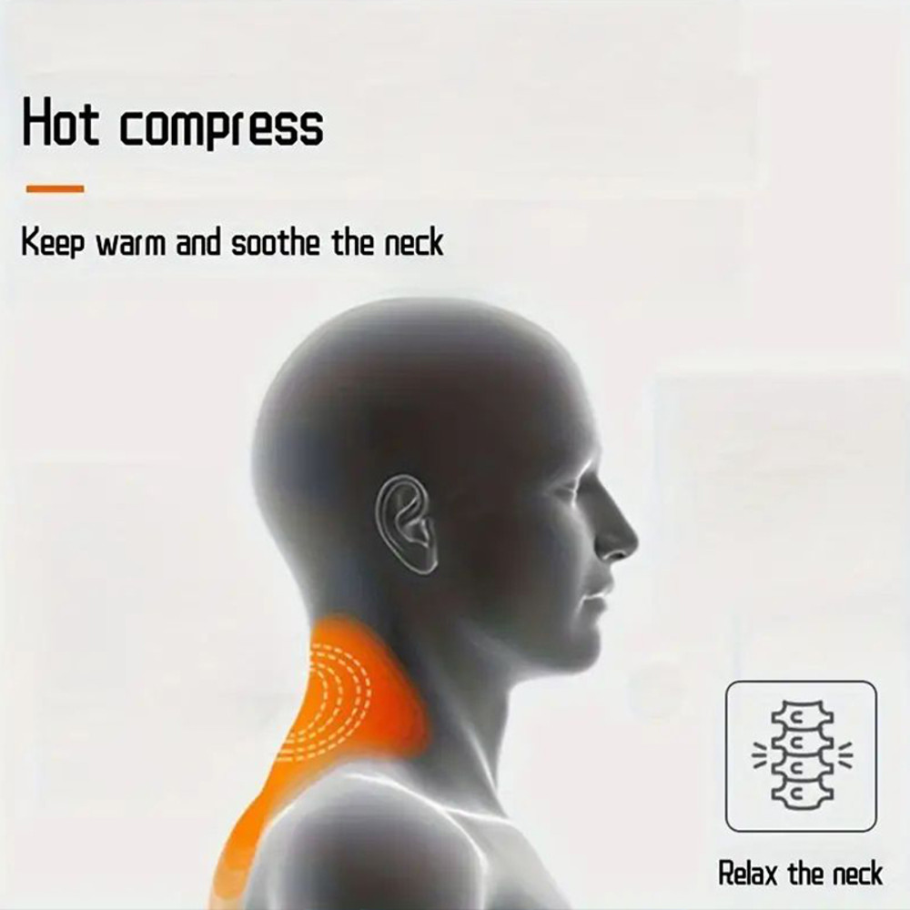 Magnetic Cervical Massage Neck Support Brace SelfHeating Warmth For Relaxation Reusable Without Ele 3