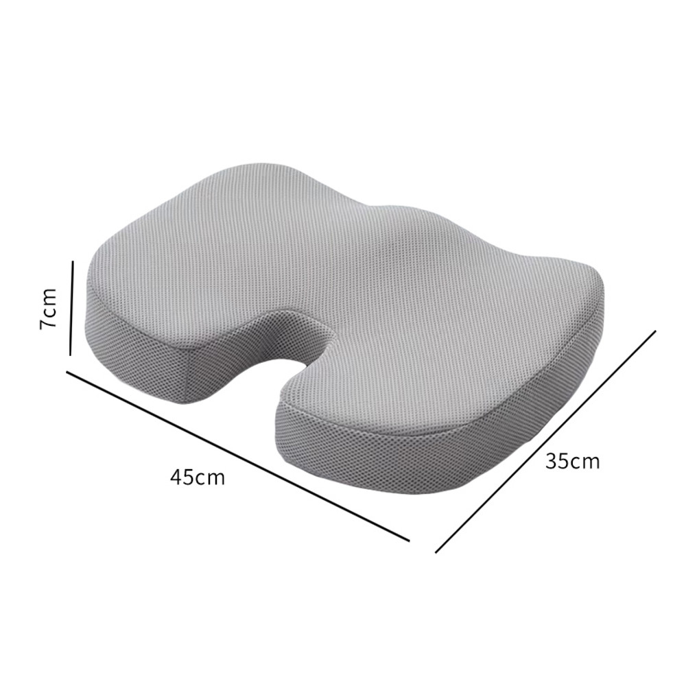 Hemorrhoid Cushion Student Ass Cushion, Ergonomic Memory Cotton, Office Chair Cushion Sedentary Artifact