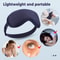 Heated Steam Eyemask USB With Remote Control Hot Compress Eye Mask 6Vibration Massage Dry Eyes Reli 1
