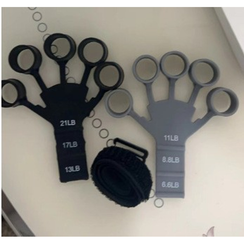 Shooting Corrector, Silicone 5-Finger Finger Trainer, Auxiliary Grip Strength Training Wrist Tension Device