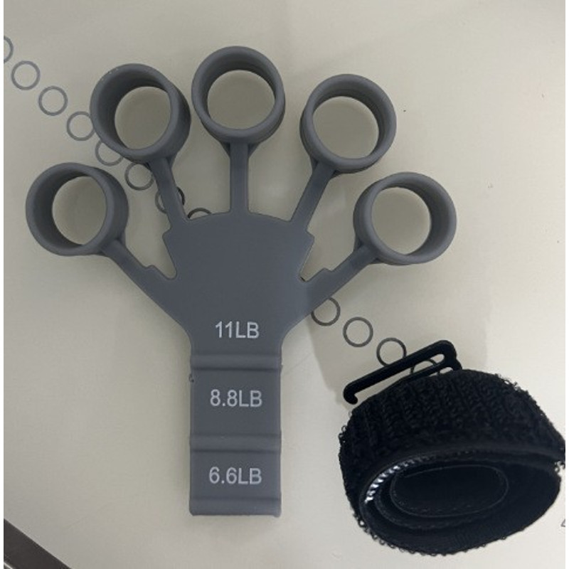 Shooting Corrector, Silicone 5-Finger Finger Trainer, Auxiliary Grip Strength Training Wrist Tension Device