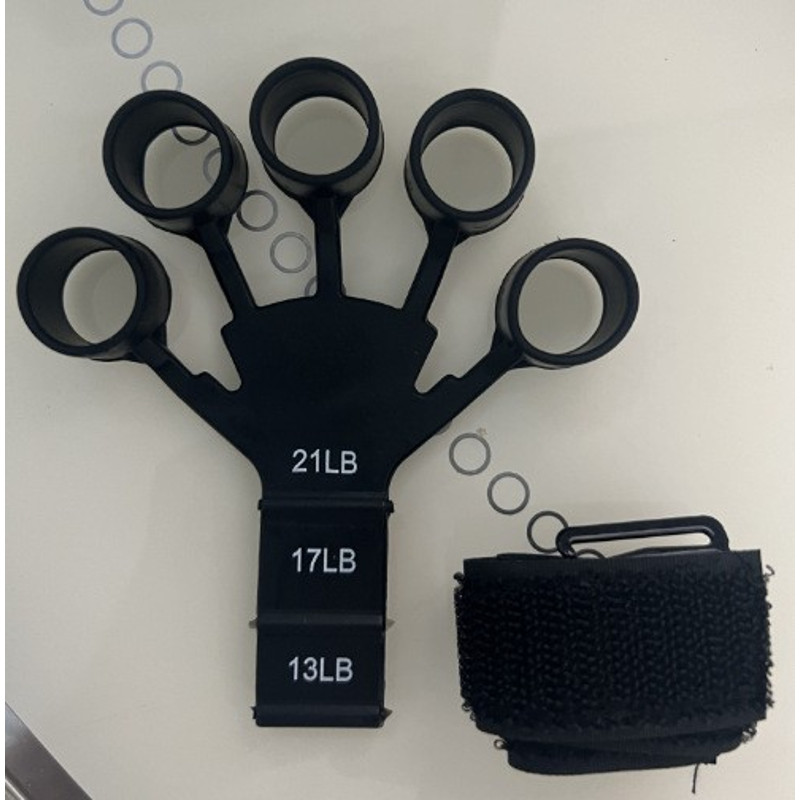 Shooting Corrector, Silicone 5-Finger Finger Trainer, Auxiliary Grip Strength Training Wrist Tension Device