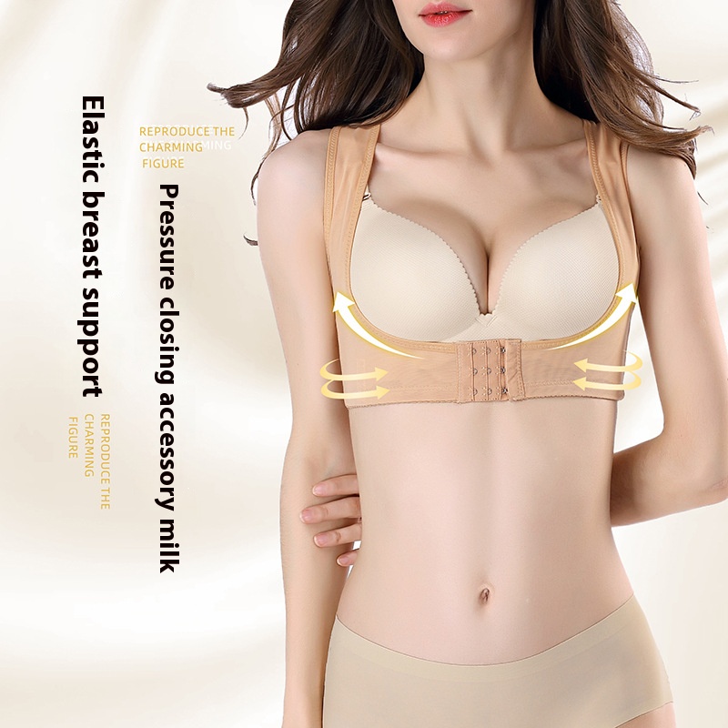 Posture Corrector Belt Back Shoulder Support, Invisible Body Shaper Corset Women Chest, Brace Posture Correction