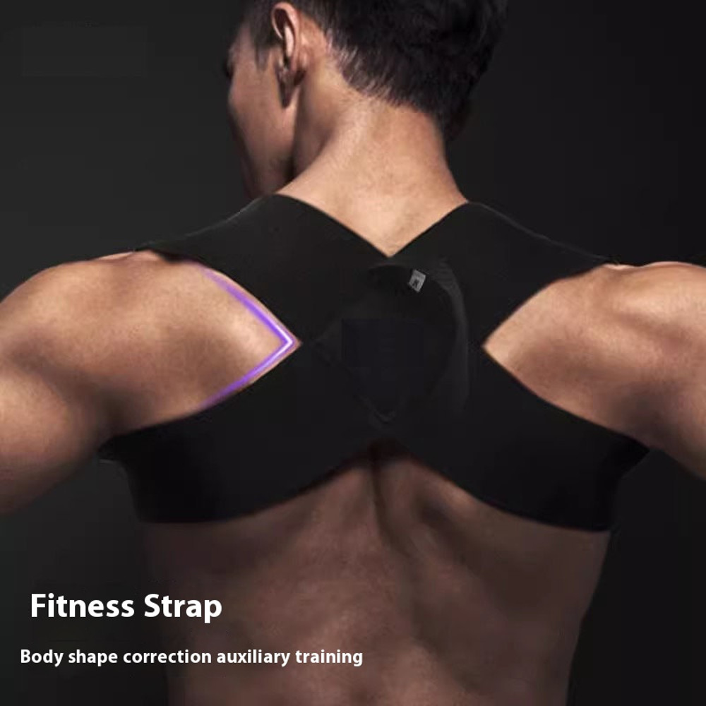Adjustable Back Posture Corrector Brace For Men Upper Back Support Shoulder Brace Back Straightener 4