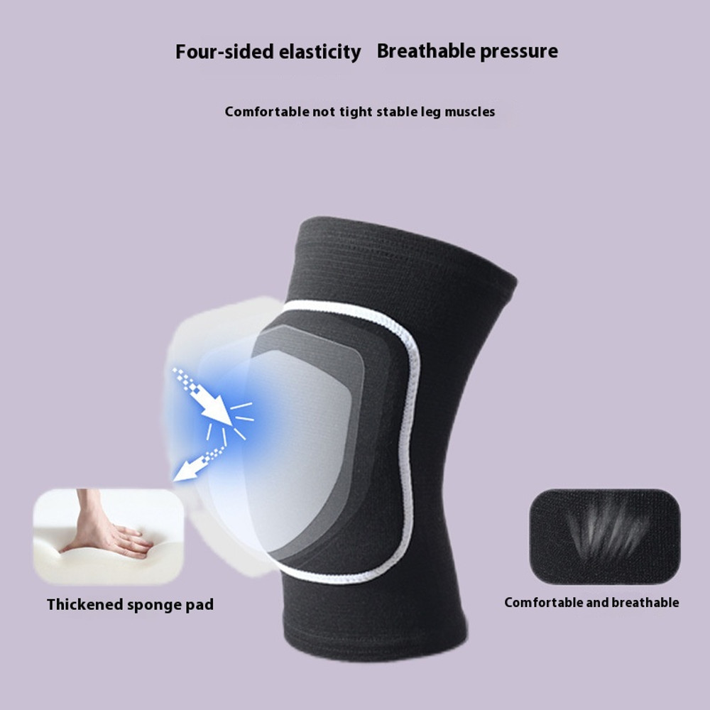 Knee Pads Thickened Sponge, Warmth, Volleyball, Dance, Kneeling, Sports, Practice, Collision Protection