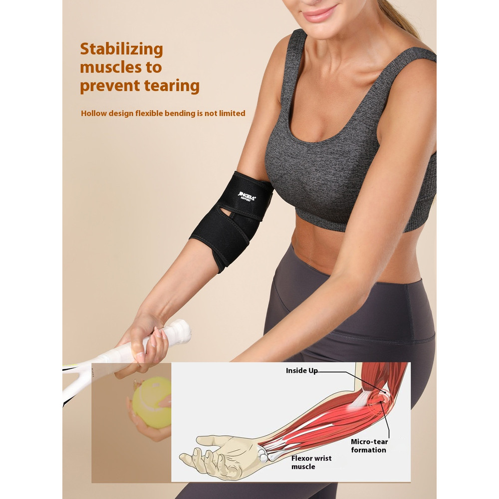 Adjustable Pressure Protector, Sports Elbow Protector, Adult Athletic, Outdoor Badminton Tennis