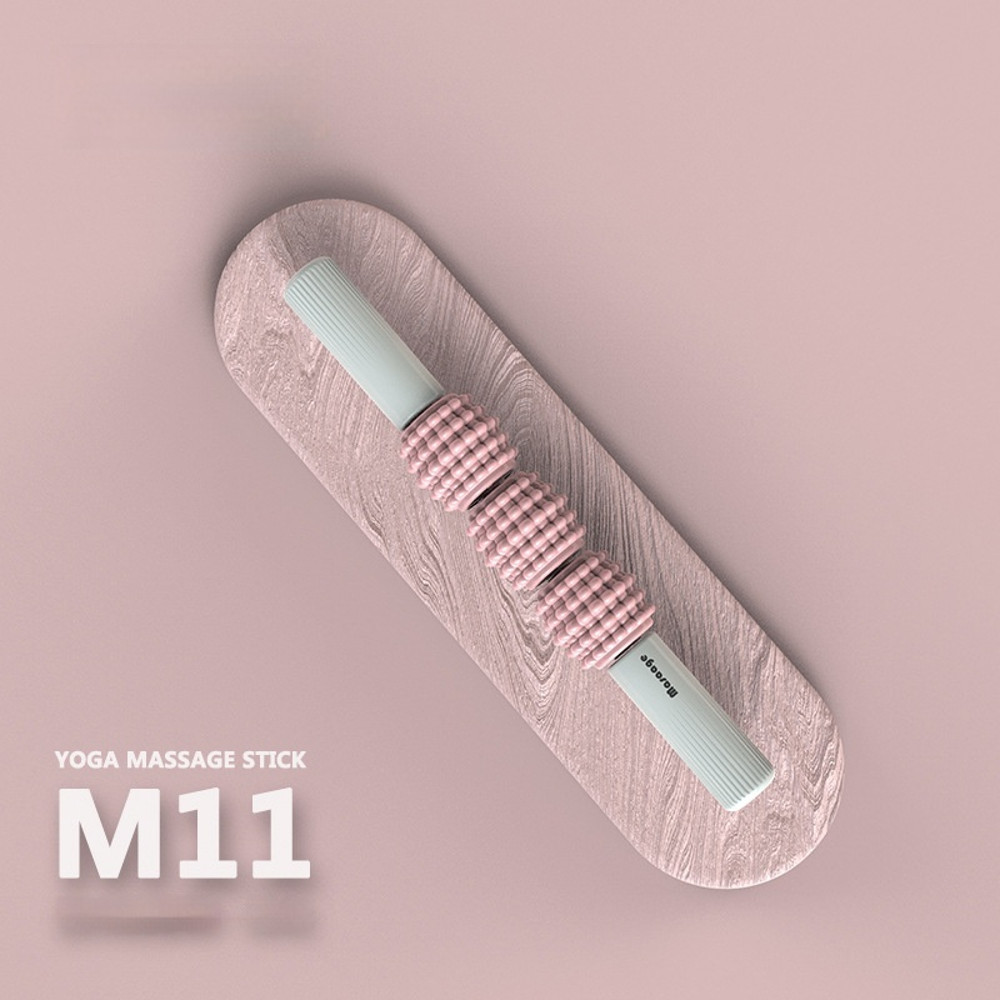 Yoga muscle relaxation, stretching roller, leg massage roller, fascia rod, muscle massage rod, mace leg magic