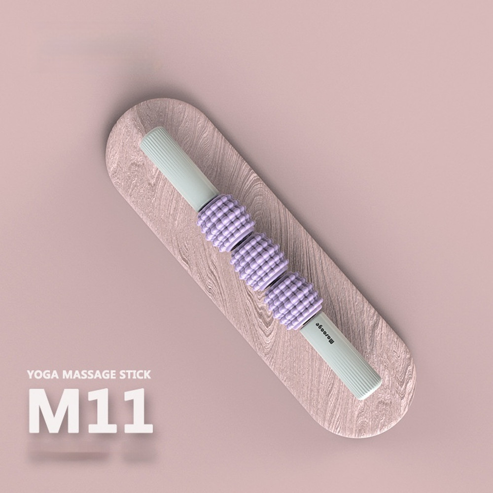 Yoga muscle relaxation, stretching roller, leg massage roller, fascia rod, muscle massage rod, mace leg magic