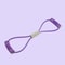 Yoga Training Resistance Band, 8-Character Back Beauty, Women's Fitness Elastic Tube Expander