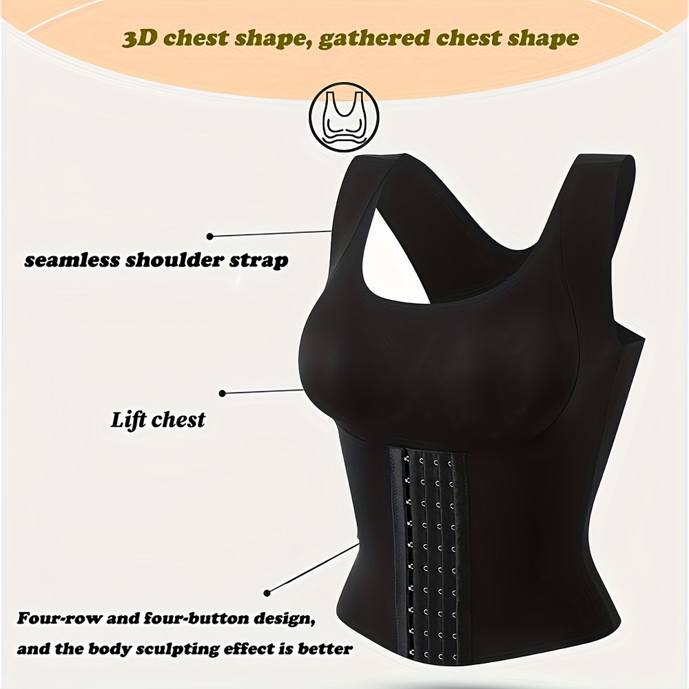 Women 3-in-1 Shapewear Corset, Sports Underwear for Running Yoga Fitness Daily Commute