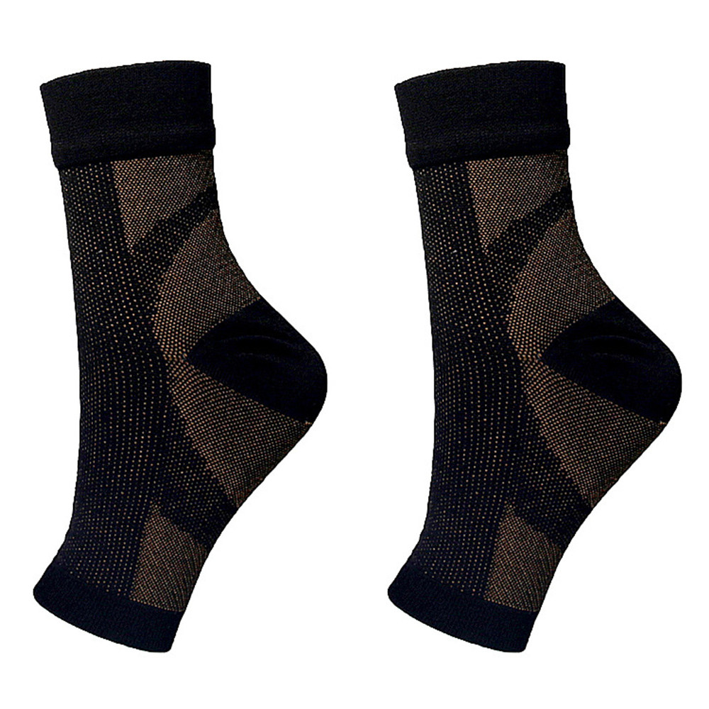 Compression Socks for Ankle Support, 1Pair Plantar Fasciitis Socks Sleeves, Injury Recovery Eases Swelling Women Men
