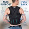 Back Lumbar Shoulder Posture Support, Back Brace Posture Corrector for Men Women, Pain Relief Muscle Memory Support