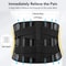 Orthopedic Back Support Belt, Lumbar Brace Posture Corrector, Spine Decompression Waist Trainer, Abdominal Slimming