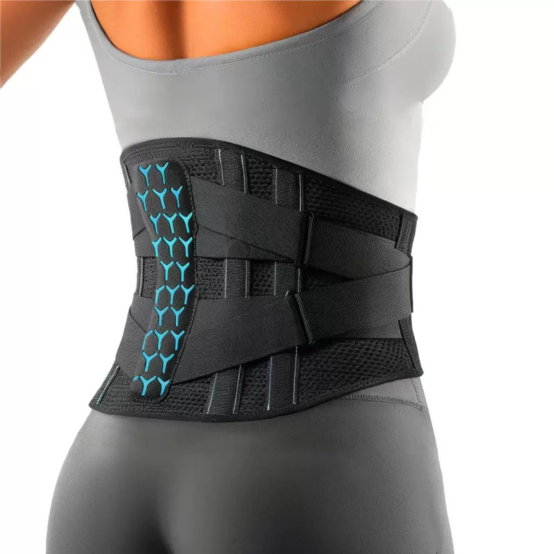Lumbar Support Belt Back Brace For Lower Back Pain Comfortable 3D Pad Ergonomic 7 Stays Support Eas 0