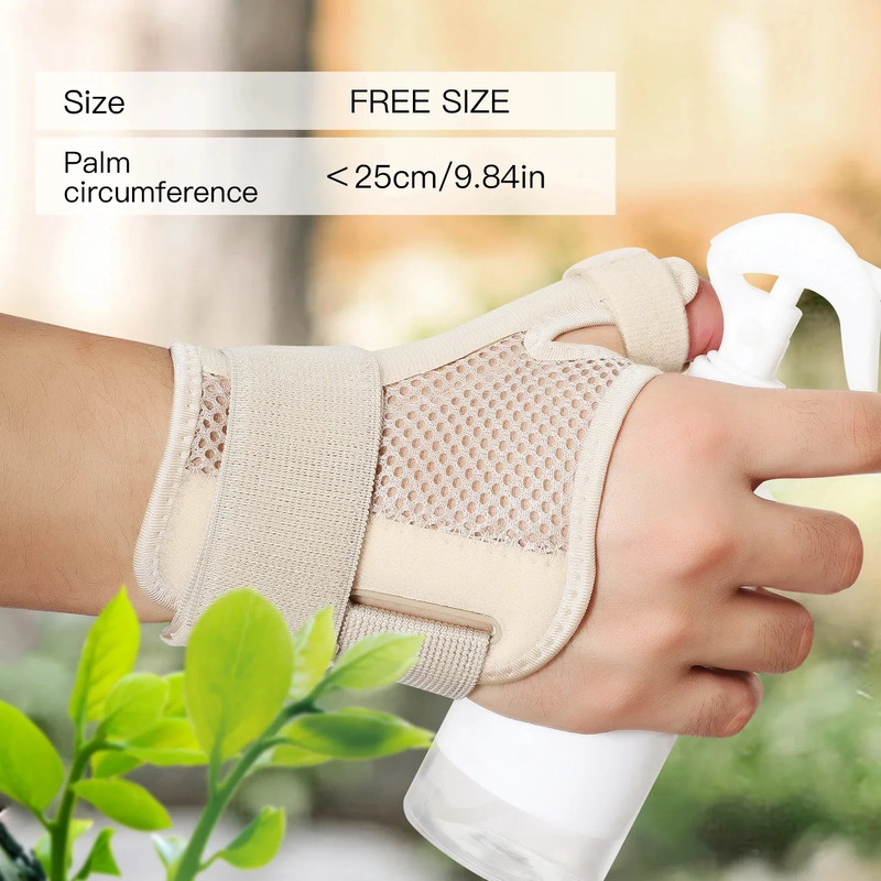Thumb Protector Guard Wrist Splint Flexible Breathable Support For Arthritis Tendonitis Fits Both H 5