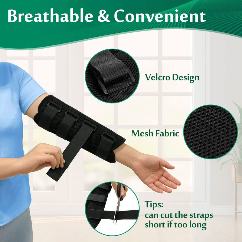 Cubital Tunnel Brace Ulnar Nerve Relief, Elbow Splint Support, Tendonitis Elbow Brace for Sleeping