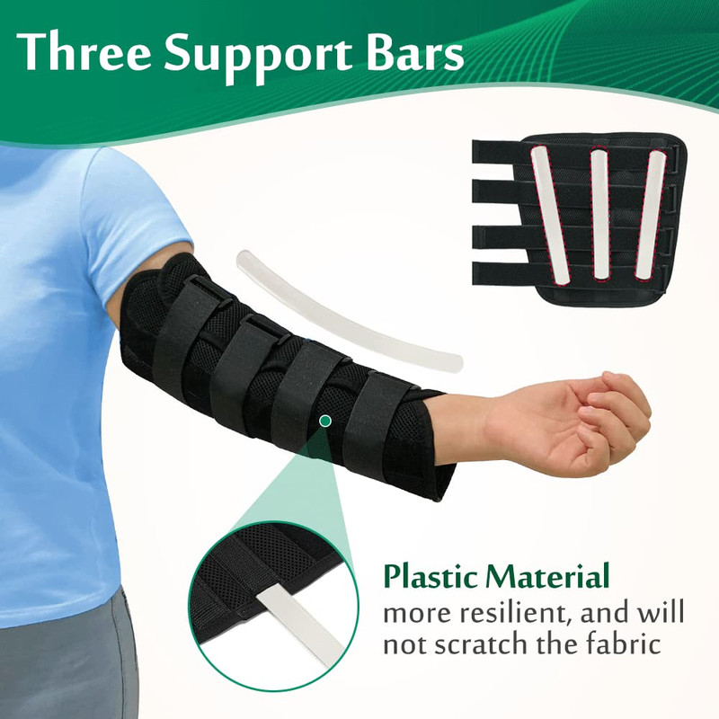 Cubital Tunnel Brace Ulnar Nerve Relief, Elbow Splint Support, Tendonitis Elbow Brace for Sleeping