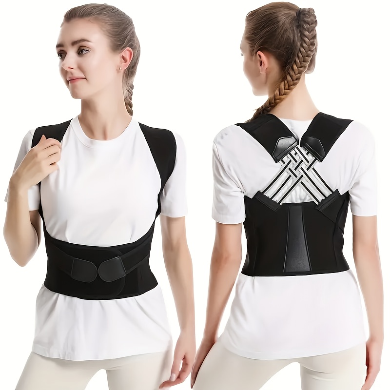 Women Men Prevent Slouching, Adjustable Back Posture Corrector Belt, Relieve Pain Posture Support