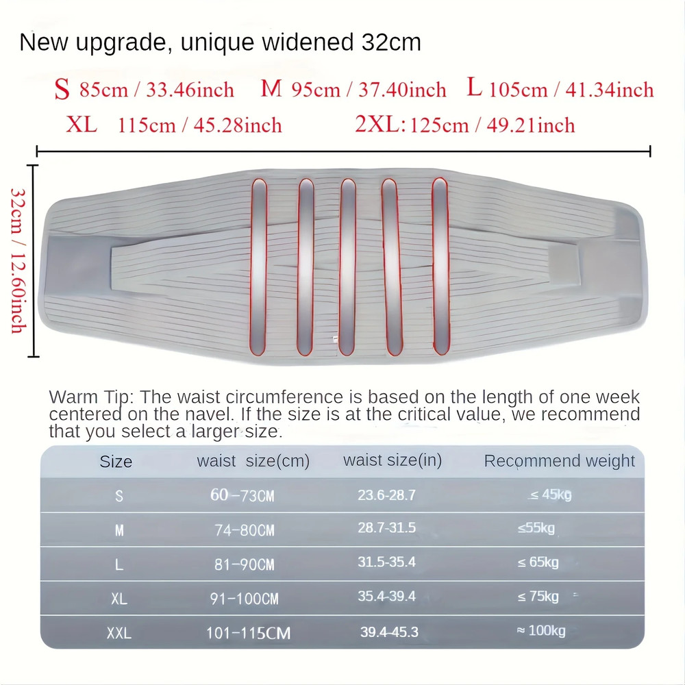 Breathable Adjustable Lumbar Support Belt, Elasticity, Spinal Protection, Fitness Enhancement, Post-Surgery Recovery