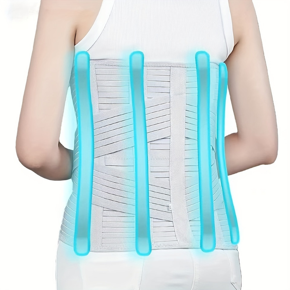 Breathable Adjustable Lumbar Support Belt, Elasticity, Spinal Protection, Fitness Enhancement, Post-Surgery Recovery