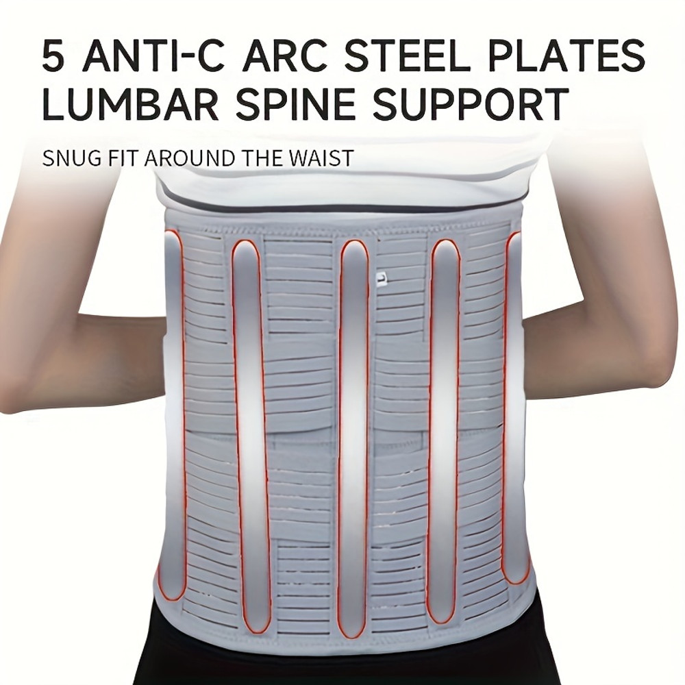 Breathable Adjustable Lumbar Support Belt, Elasticity, Spinal Protection, Fitness Enhancement, Post-Surgery Recovery