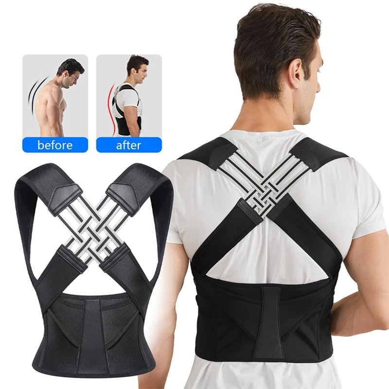 Back Posture Corrector Brace for Women, Shoulder Back Support Belt, breathable Posture Correction for Students Kid